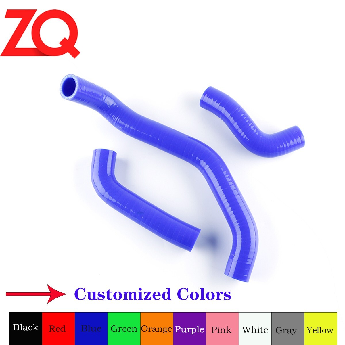 For 1993-05 Kawasaki ZX-11 ZZR1200 ZX-12C Silicone Radiator