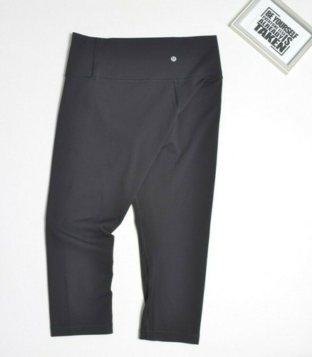 LULULEMON Crop Leggings Black Wunder 