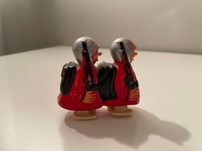 Vintage Marx HAP  HOP Ramp Walking Plastic Soldiers Red Uniform Hong Kong