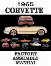 1965 Corvette Factory Assembly Manual HUNDREDS of Exploded Parts Diagrams Detail