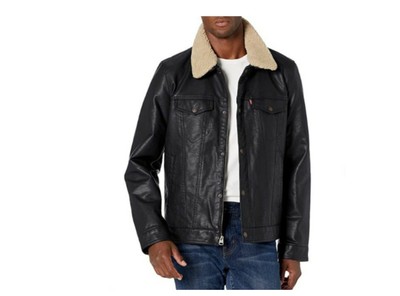 Levi's Men's Faux Leather Sherpa Lined 