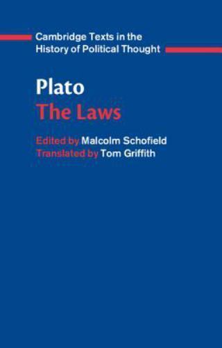 Plato: Laws Plato Schofield Griffith Paperback Cambridge University Press
