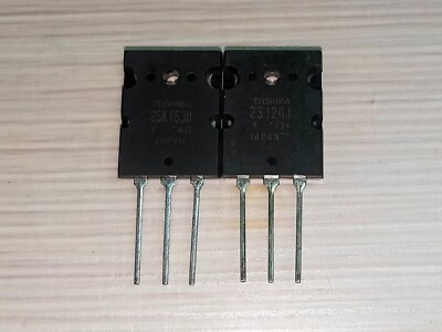 MOS-FET 2SJ201/2SK1530ペア 4セット 2 pcs TOSHIBA 2SK1530 2SJ201 power MOSFET Genuine | eBay
