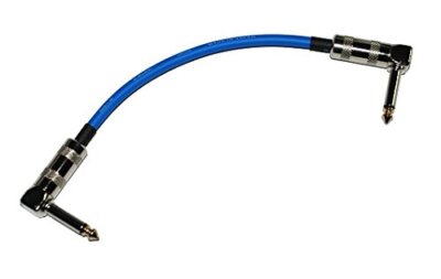 CANARE GS-6 Patchkabel 20cm L-L Typ blau Telefonstecker  PA-118 Connect Effek...