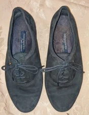 Easy Spirit Women's Sz 8 Navy Suede Anti-gravity JPMotion Leather Lace Up Shoes 