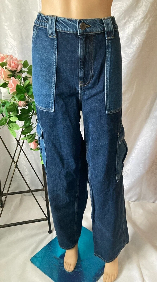 BDG Urban Outfitters Patchwork Denim Skate Unisex Jeans Size W34 L32 Blue New