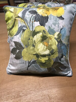 Designers Guild Veronese Duck Egg DG2906/02 18'' Kissen, Reißverschluss, Rohr, Federpolster