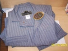 Berne Apparel  Blue Herringbone Workwear Coveralls USA Made Size 44S NEW