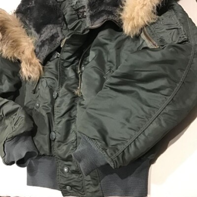 Vintage 60s Alpha N-2B Flight Jacket, L, 1963 Black Tag, CONMAR