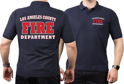 Polo navy, Los Angeles County Fire Department bicolor