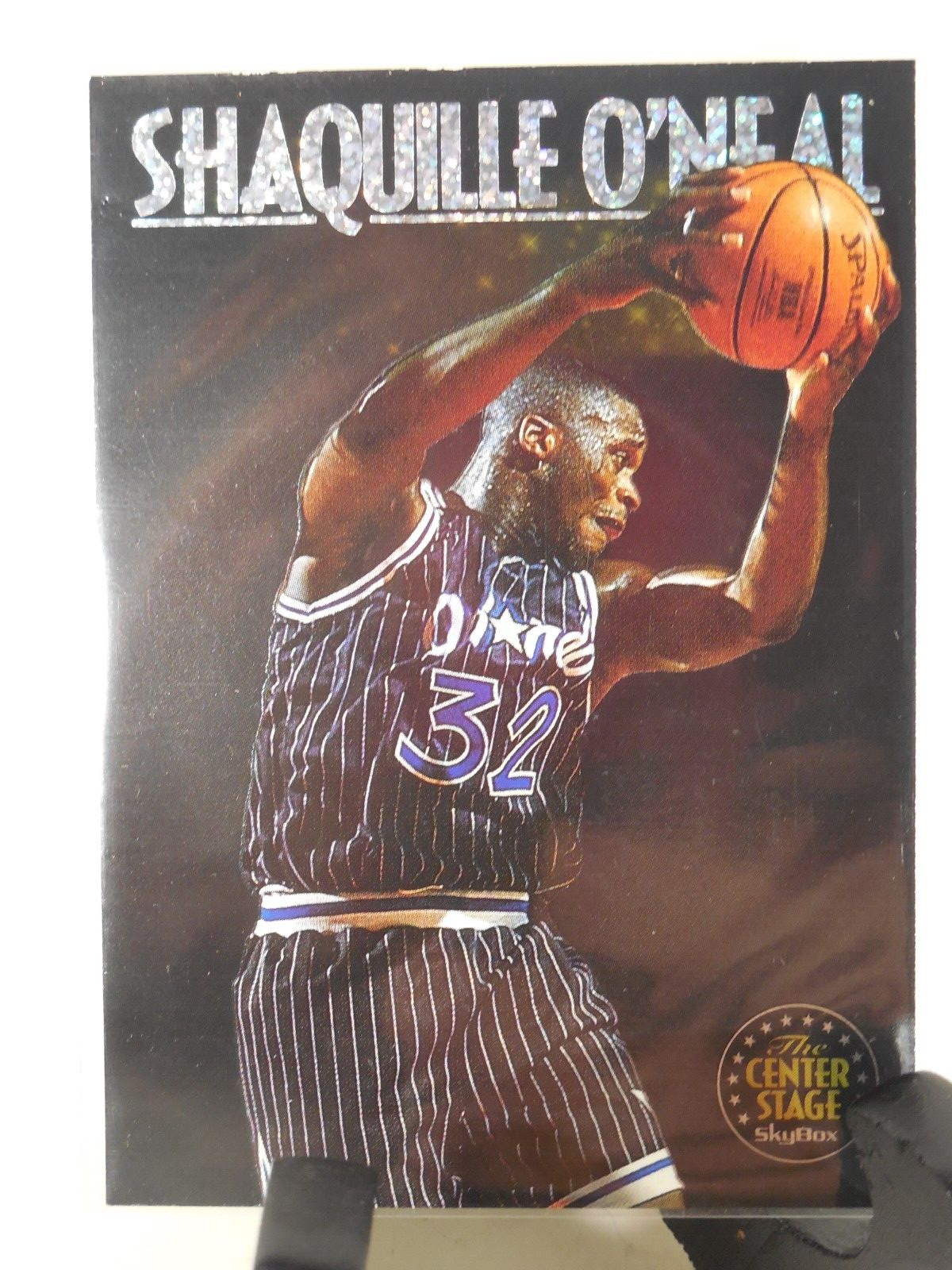 1993 Skybox Center Stage Shaquille O'Neal Basketball Card