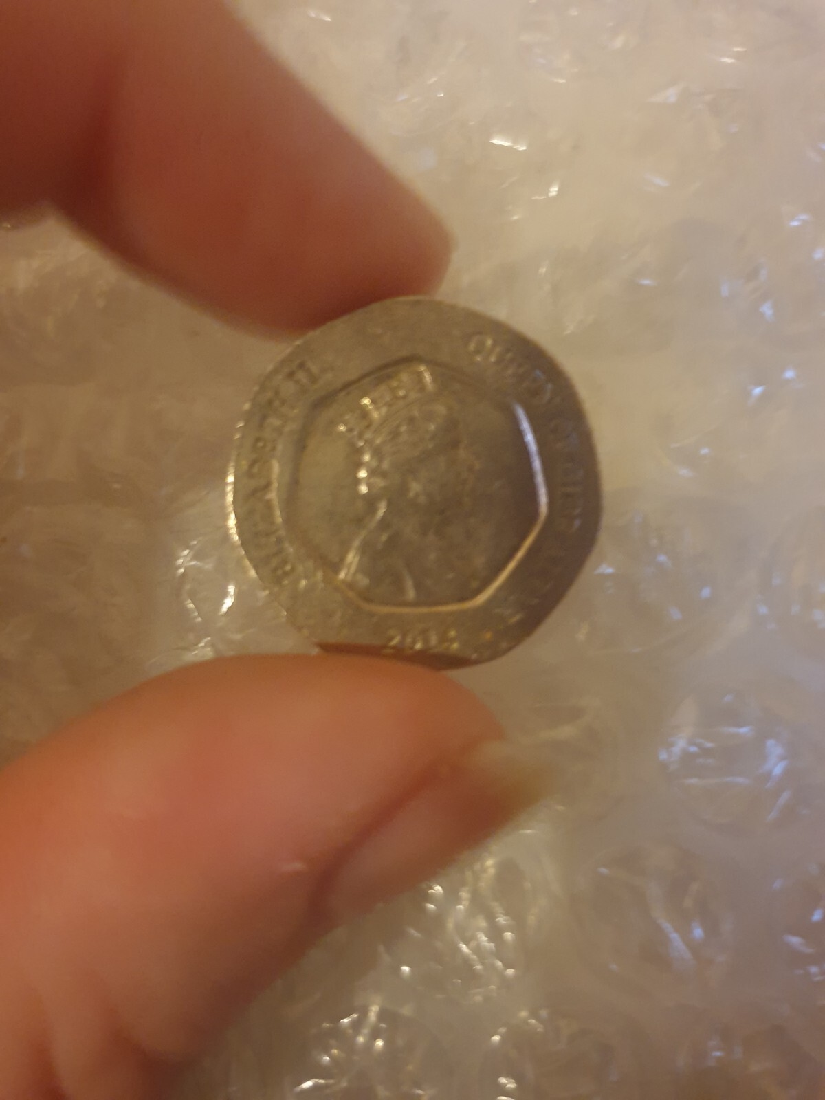 rare 20p coin with flowers on it eBay