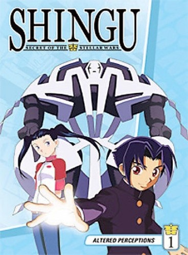 Shingu, Secret of the Stellar Wars Vol. 1 Altered Perceptions DVD, LN!