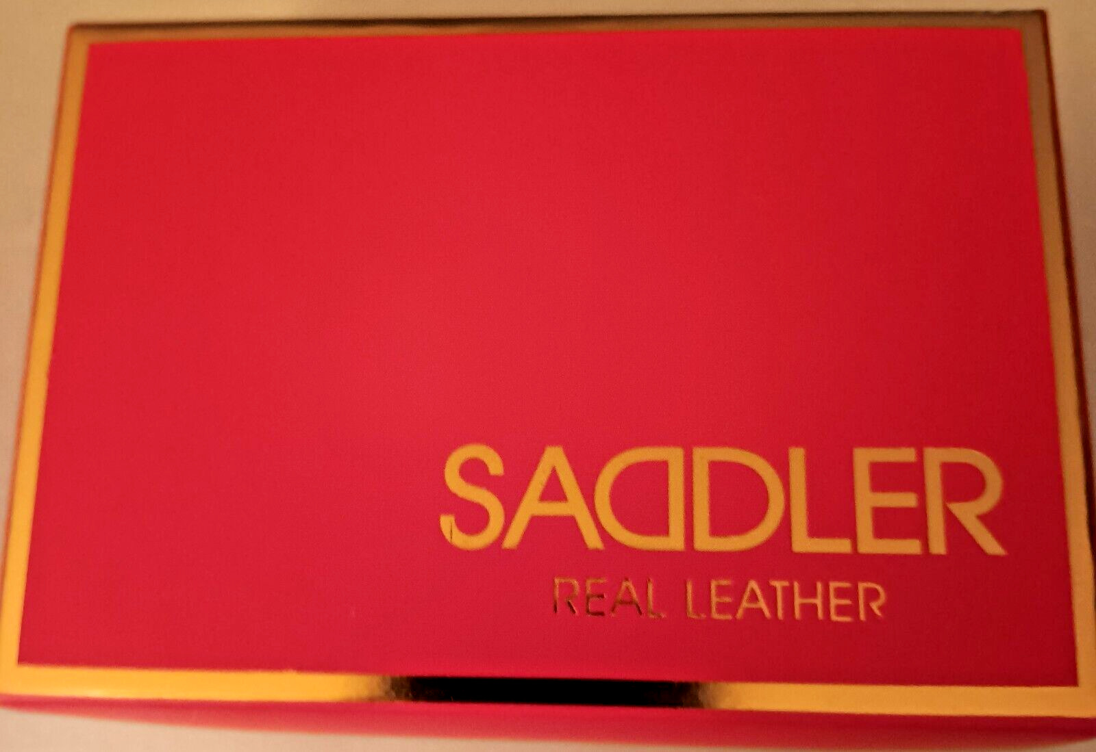 SADDLER Womens Leather Mini Pocket Designer Wallet 3 x 3 7/8"  NEW in Box