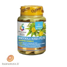 Rhodiola Rosea Plus con Fosforo e Vitamina B6 60 Capsule Optima Naturals