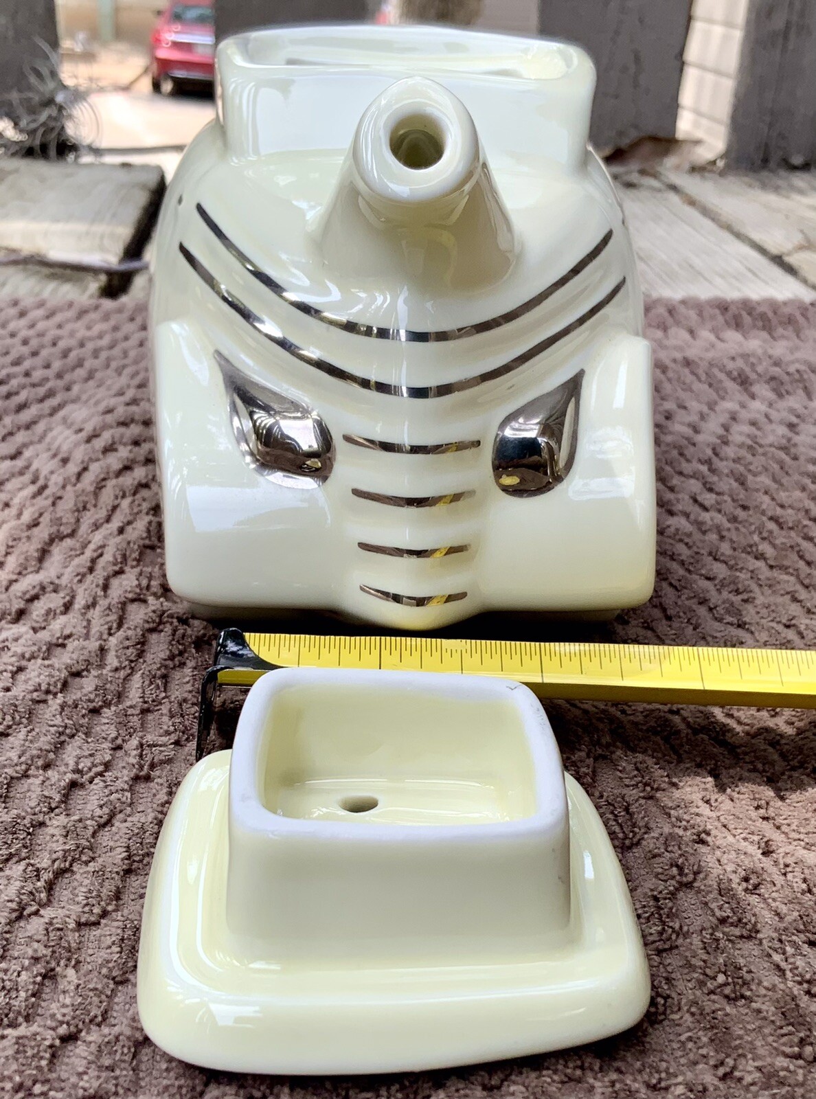 Vintage 1992 Hall Red Poppy Limited Edition Auto Teapot Car Pitcher Tea