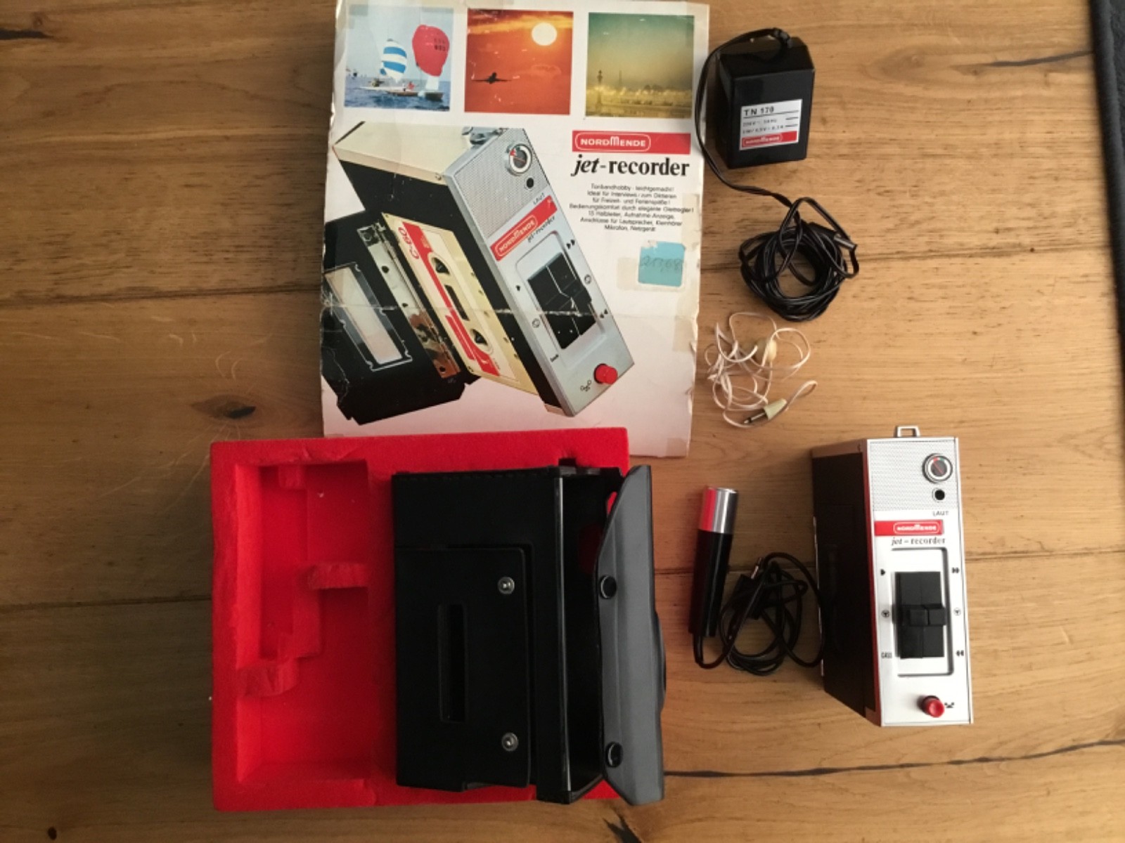 Retro Walkman Aufnahme Gerät Nordmende Jet - Recorder 973.428a Vintage Rarität 