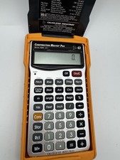 Construction Master Pro 4065 V3.1 Calculator w/ Rubber Case Tested  Working