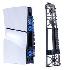 PS5 Slim Cooling Fan - Silent Triple Cooling Fan with RGB Lighting  USB 3.0 ...