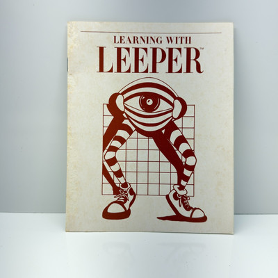 Vtg Commodore 1983 Learning With Leeper Educational c-64 Sierra Manual ONLY