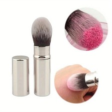 1pcs Small Retractable Cosmetic Brush Mini Portable Face Powder Powder Blusher H