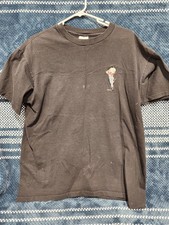 Vtg College Ware USA Men’s L Made In USA Betty Boop Embroidered Black T-Shirt
