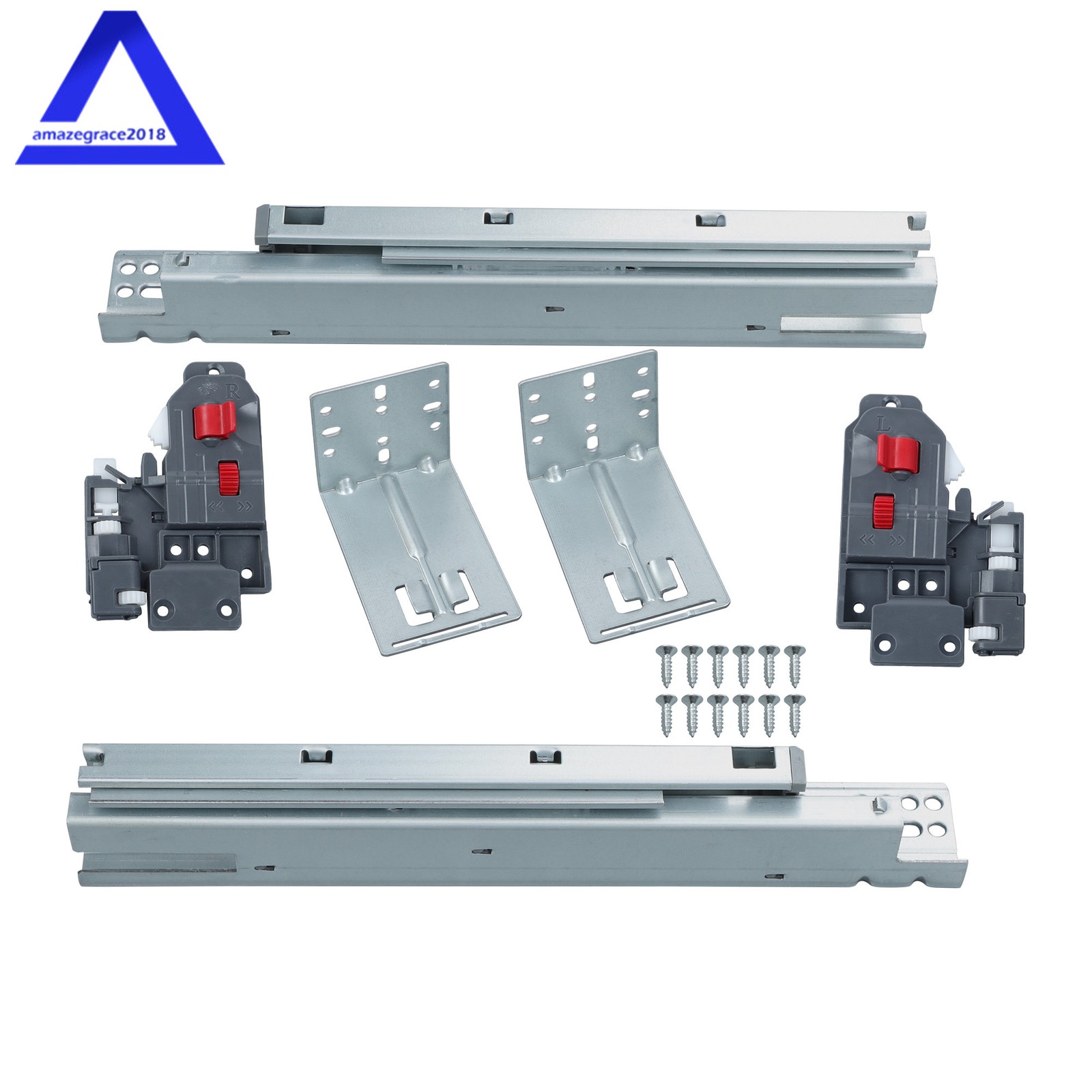 12 Inch Undermount Soft Close Drawer Slides