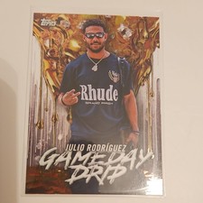 Topps Julio Rodríguez Gameday Drip GD-5 Seattle Mariners Baseball Insert Card