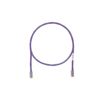 3 ft Panduit UTPCH3VLY 24 AWG Copper Cat 5e U/UTP Patch Cord Violet