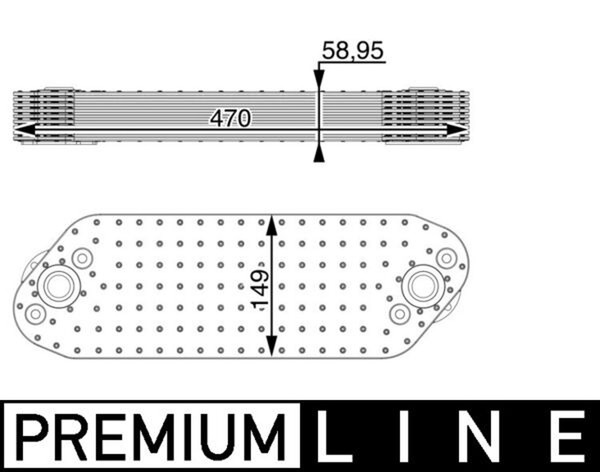 Mahle ÖLküHler MotoröL Premium Line CLC 16 000P FüR Volvo FH 2-image