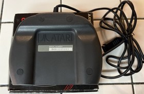 ATARI - JAGUAR CONSOLE In Box COMPLETE w/2 Controllers GAME Manual TESTED 64-Bit