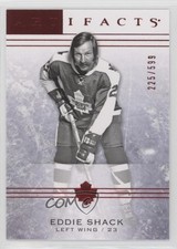 2014-15 Upper Deck Artifacts Ruby 225/599 Eddie Shack #30 0af
