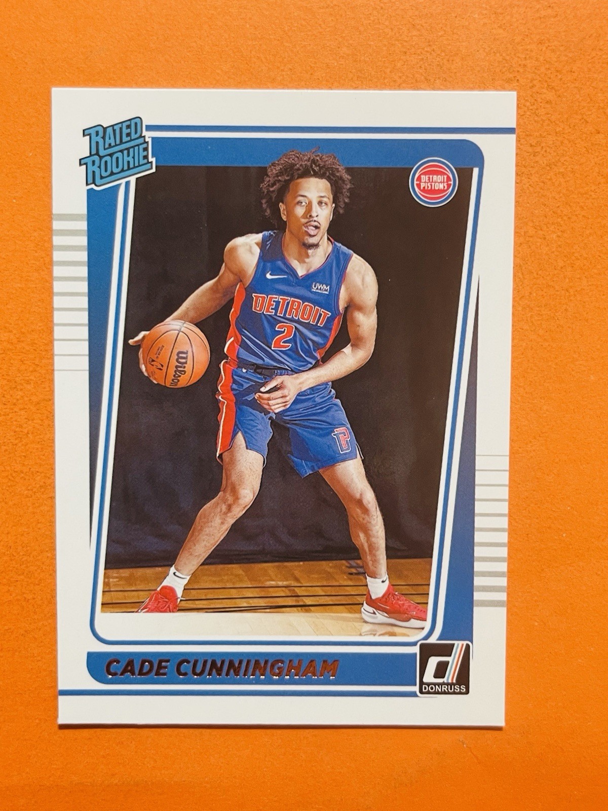 2021-22 Panini Donruss Rated Rookie Cade Cunningham #211 Detroit Pistons RC