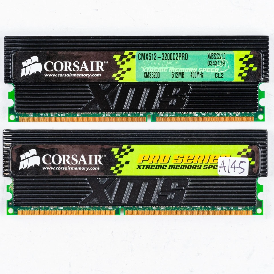 Corsair XMS LED 1GB DDR 400 CMX512-3200C2PRO Activity Lights Retro Gaming Memory - Image 4 of 4