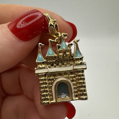 Disney Couture Aschenputtel Schloss Anhänger - Goldfarben Limited Edition