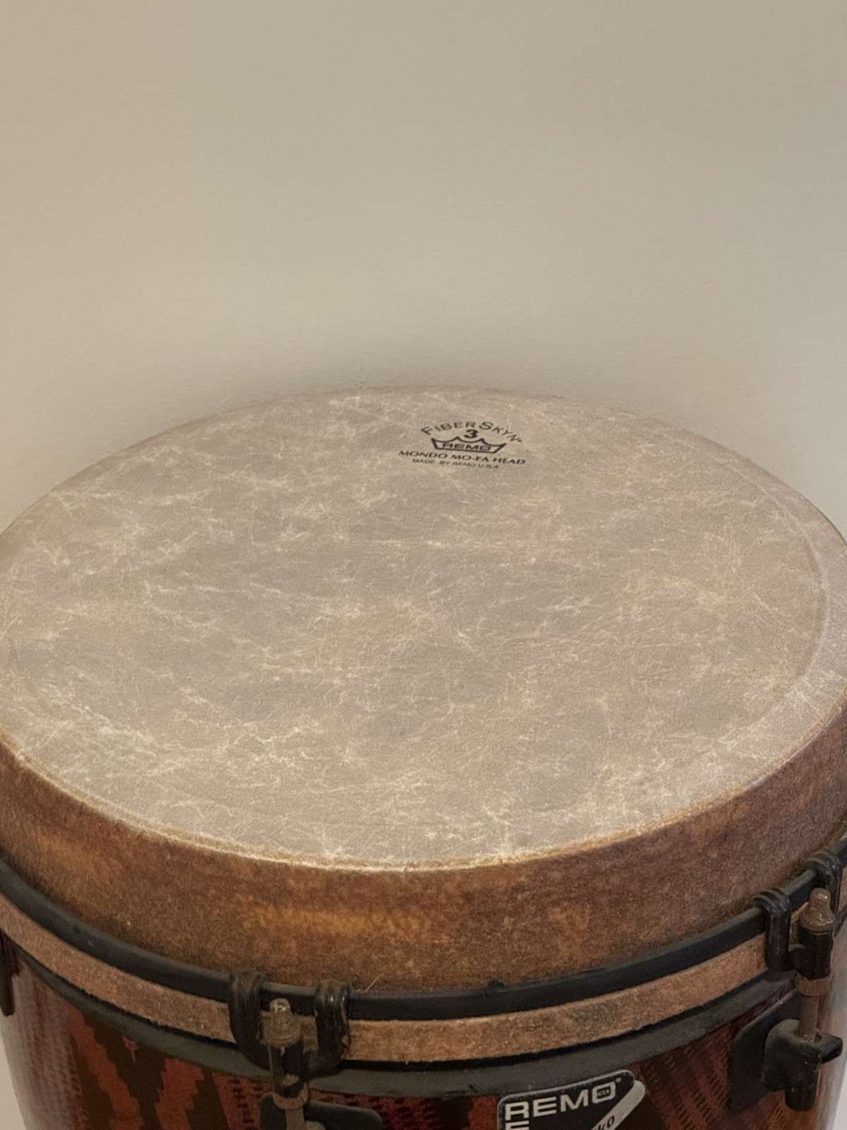 Bill Walton Personally Owned Remo Ashiko Drum from Personal Drum Set Up