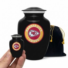 Black Urn Tampa Bay Buccaneers Football Theme Style 10 INCH 3 inch