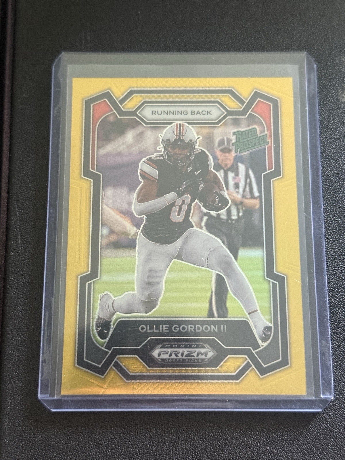 2024 Panini Prizm Draft Picks - Ollie Gordon II Gold Prizm /10 RC