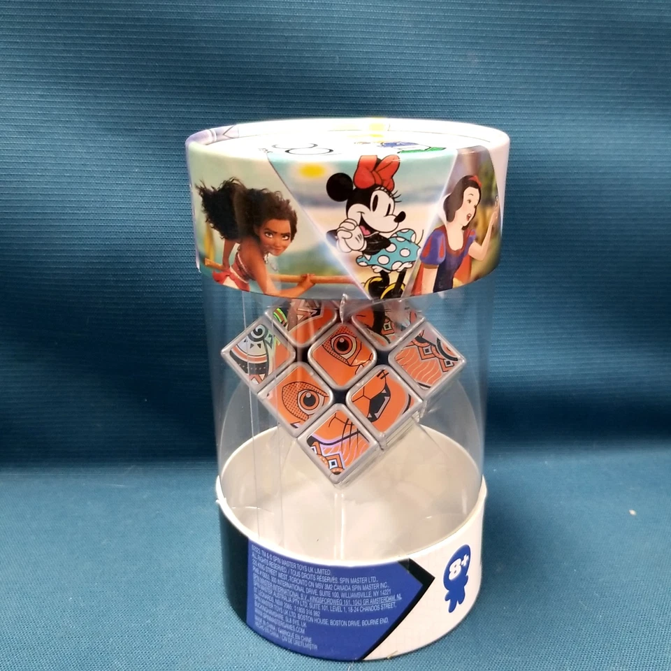 Rubix Cube Disney 100th Anniversary Metallic Platinum 3" x 3" Cube Fidget - Image 2 of 4