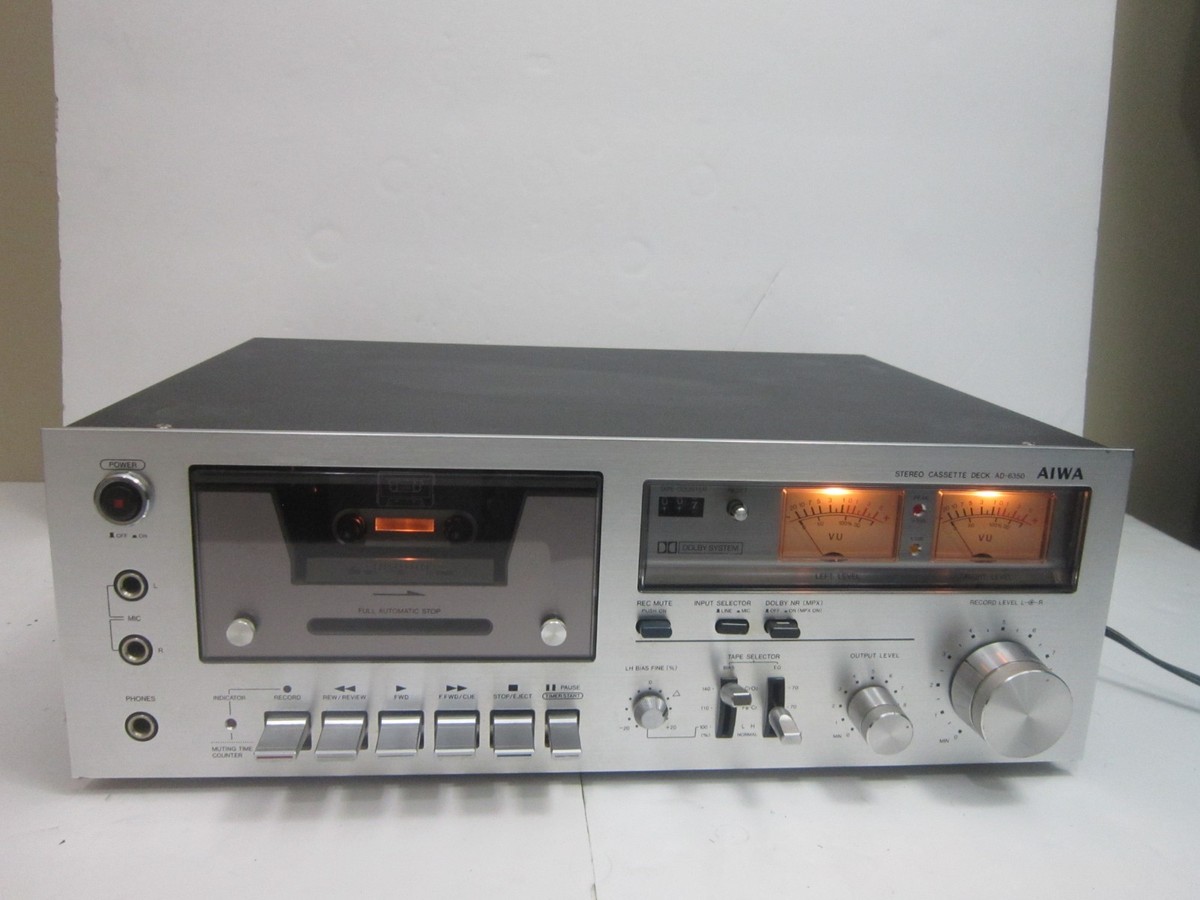 Vintage AIWA AD-6350 Stereo Cassette Tape Deck | eBay
