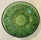 Vintage Late 20th Century Anchor Hocking Emerald Green Bowl, 2.75” H & 8” D