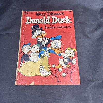 Four Color #379 Donald Duck in Southern Hospitality 1952 Dell Carl Barks Disney