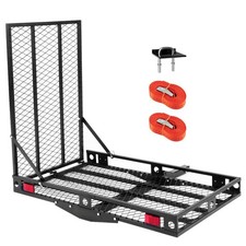 Hitch Cargo Carrier with Ramp, Heavy Duty Folding Mobility Scooter Wheelchair