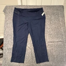 New With Tags Counterparts Dress Barn 24W Navy Dress Pants