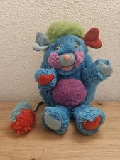 Popples puffball Stofftier, Plüschtier, blau von Mattel Vintage #20