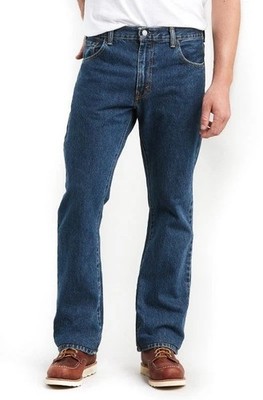 Levi's Men's 517-0196 Dark Stonewash Blue Slim Bootcut Jeans 38W x 30L