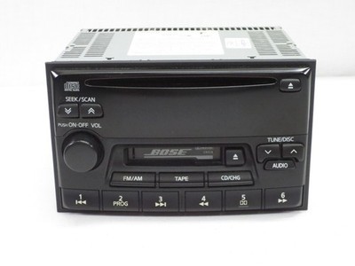 Nissan PN-2261D Factory Bose AM FM Radio w 6-disc CD changer and Cassette