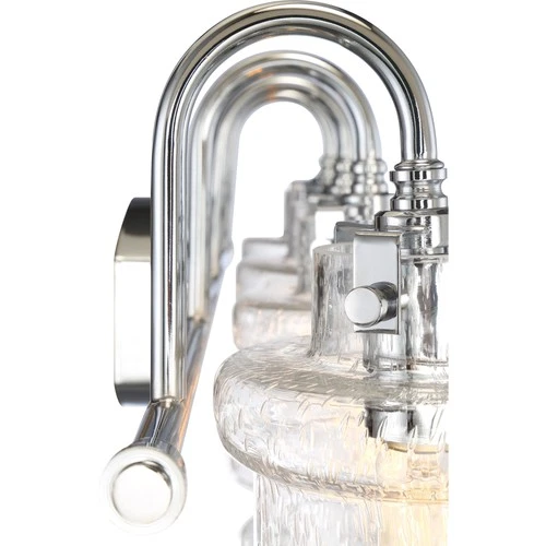 Quoizel DNY8604 Nickel Danbury 4-Light 32"W Bathroom Vanity Light - Picture 5 of 10