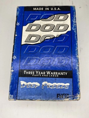 NOS New Old Stock DOD FX63 Deep Freeze Chorus Bass/Guitar Effect Pedal Lamb