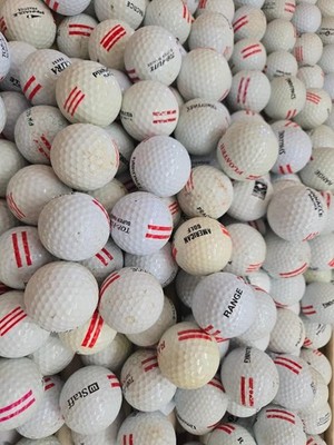 180 Red Range golf balls white Grade A, B, C,  D Mix of Brands. Free Shipping!